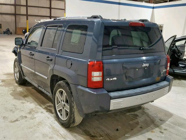 1J8FF48W98D572383 - 2008 JEEP PATRIOT LI BLUE photo 3