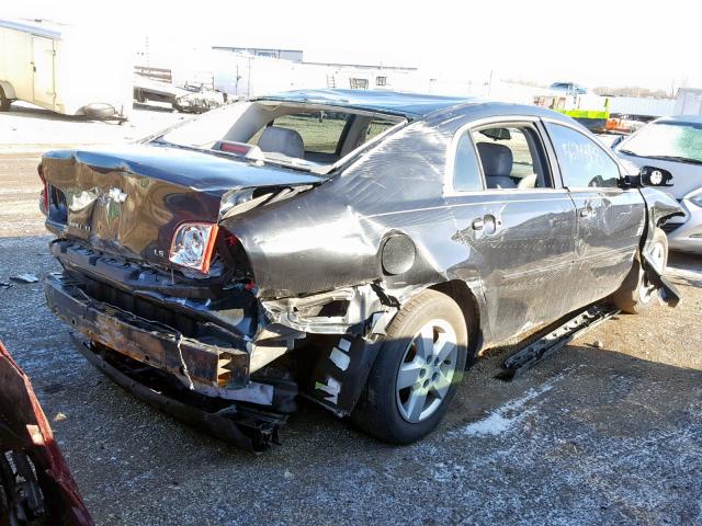1G1ZG57B68F235690 - 2008 CHEVROLET MALIBU LS BLACK photo 4