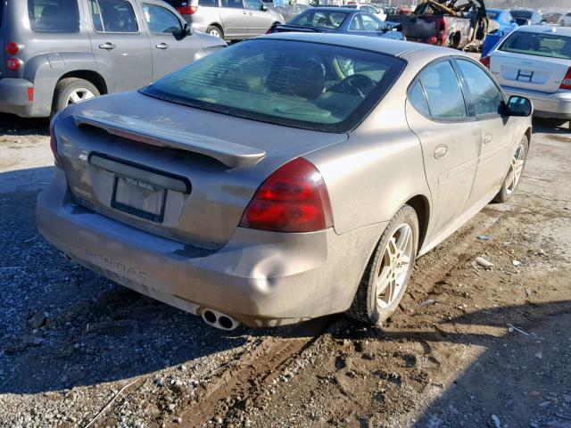 2G2WR554561206070 - 2006 PONTIAC GRAND PRIX BEIGE photo 4