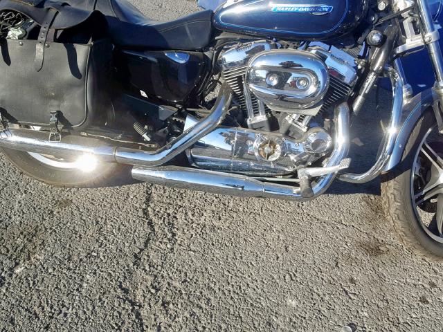 1HD1CT33X8K431527 - 2008 HARLEY-DAVIDSON XL1200 C BLUE photo 7