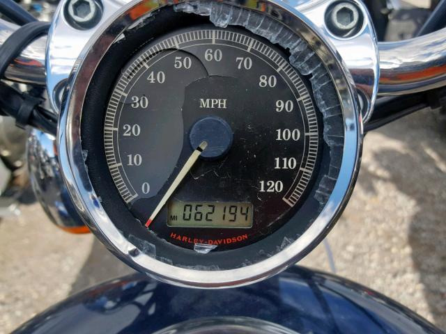 1HD1CT33X8K431527 - 2008 HARLEY-DAVIDSON XL1200 C BLUE photo 8