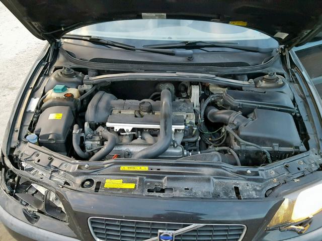 YV1RS58D512074262 - 2001 VOLVO S60 2.4T BLACK photo 7