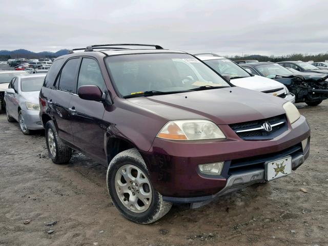 2HNYD186X1H535852 - 2001 ACURA MDX TOURIN BURGUNDY photo 1