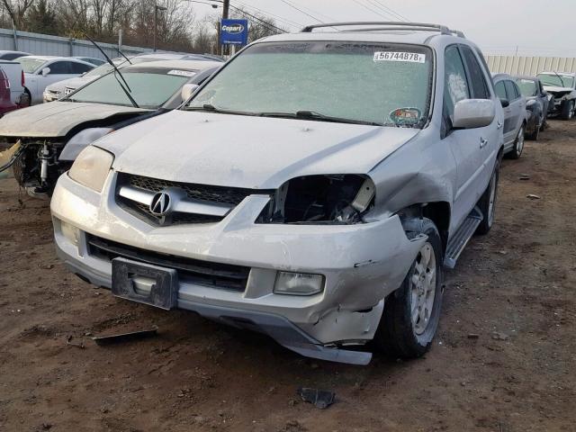 2HNYD18626H526182 - 2006 ACURA MDX TOURIN GRAY photo 2