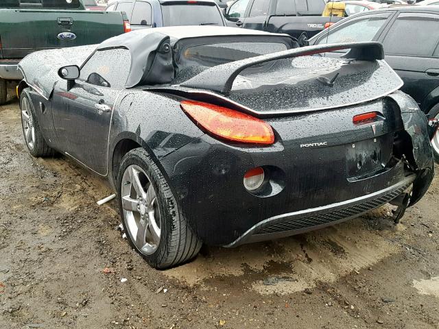 1G2MB35B77Y111359 - 2007 PONTIAC SOLSTICE BLACK photo 3