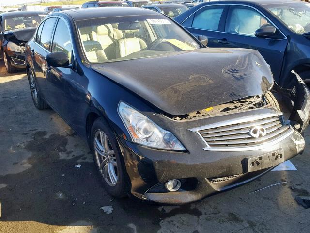 JN1CV6AP6CM629498 - 2012 INFINITI G37 BASE BLACK photo 1