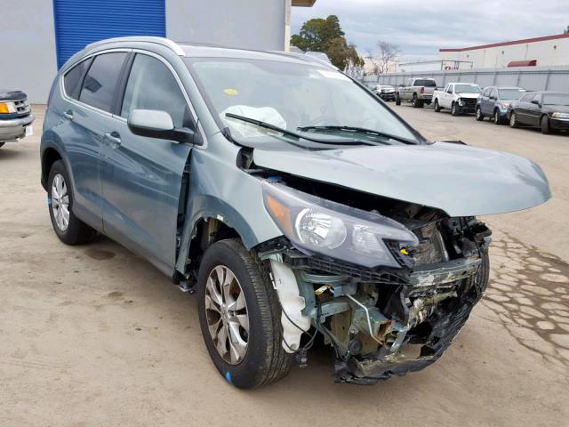 2HKRM4H7XCH611987 - 2012 HONDA CR-V EXL GRAY photo 1