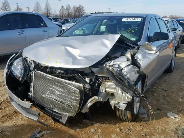 1G1ZA5EU6CF217771 - 2012 CHEVROLET MALIBU LS 银色 照片 2
