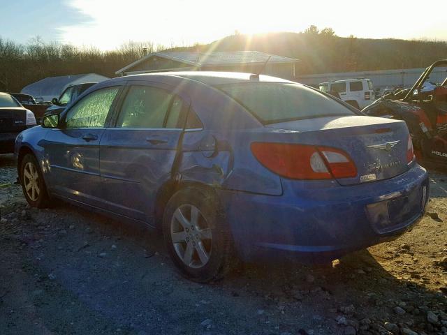 1C3LC46KX8N180417 - 2008 CHRYSLER SEBRING LX BLUE photo 3