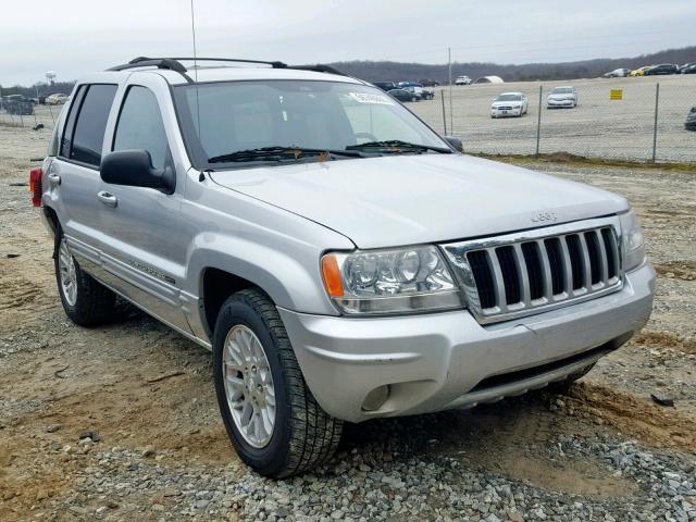 1J4GW58J04C387574 - 2004 JEEP GRAND CHER SILVER photo 1