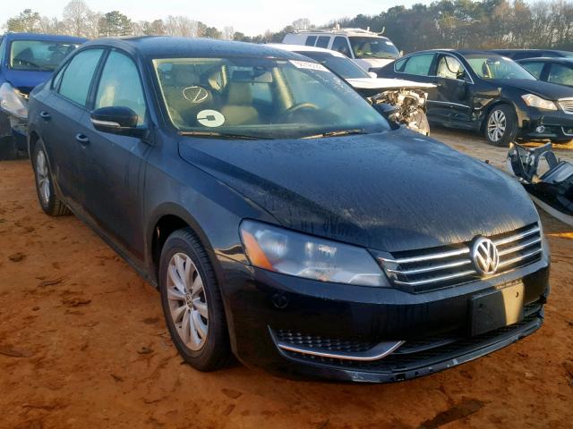 1VWAH7A36DC059179 - 2013 VOLKSWAGEN PASSAT S BLACK photo 9