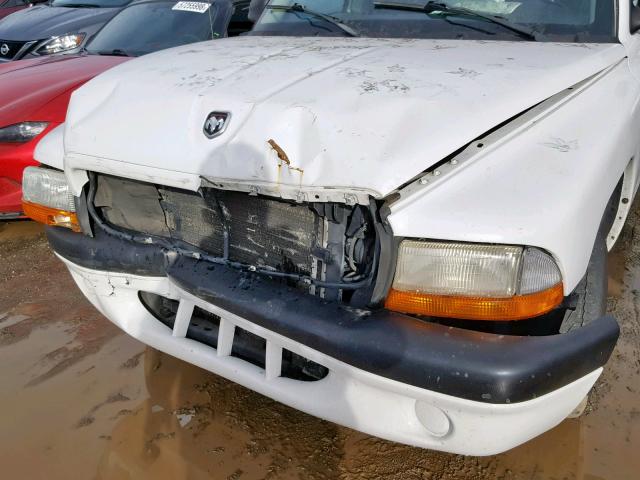 1B7HL38X12S624698 - 2002 DODGE DAKOTA QUA WHITE photo 9