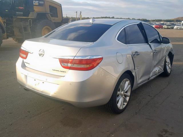 1G4PS5SK1C4151412 - 2012 BUICK VERANO SILVER photo 4