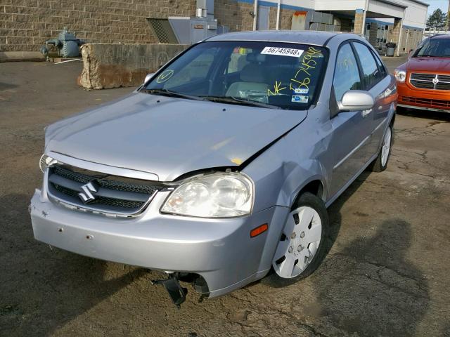 KL5JD56Z66K464084 - 2006 SUZUKI FORENZA SILVER photo 2