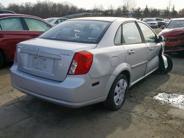 KL5JD56Z66K464084 - 2006 SUZUKI FORENZA SILVER photo 4