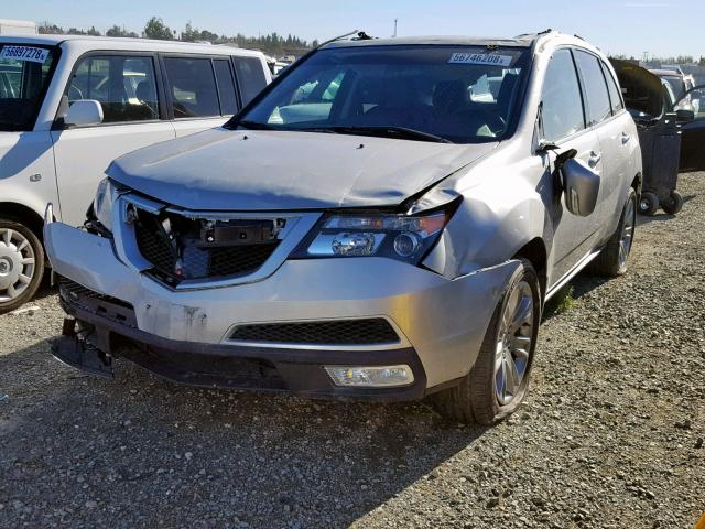 2HNYD2H63CH523079 - 2012 ACURA MDX ADVANC SILVER photo 2