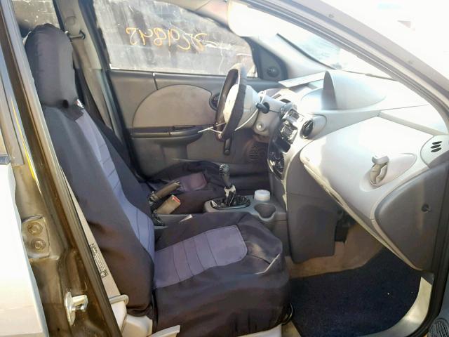1G8AF52F33Z149725 - 2003 SATURN ION LEVEL GRAY photo 5