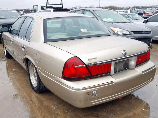 2MEFM74WXXX609614 - 1999 MERCURY GRAND MARQ TAN photo 3