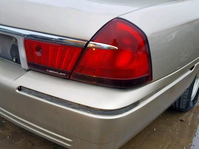 2MEFM74WXXX609614 - 1999 MERCURY GRAND MARQ TAN photo 9