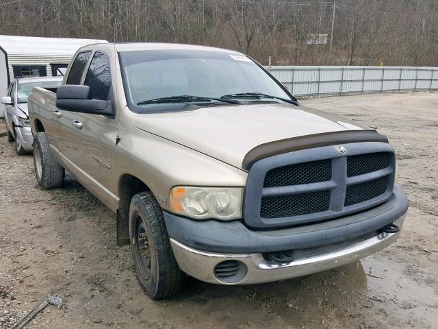 3D7KA28D33G835301 - 2003 DODGE RAM 2500 S TAN photo 1