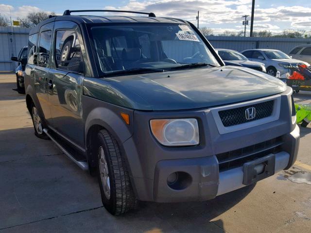 5J6YH28553L000726 - 2003 HONDA ELEMENT EX GREEN photo 1