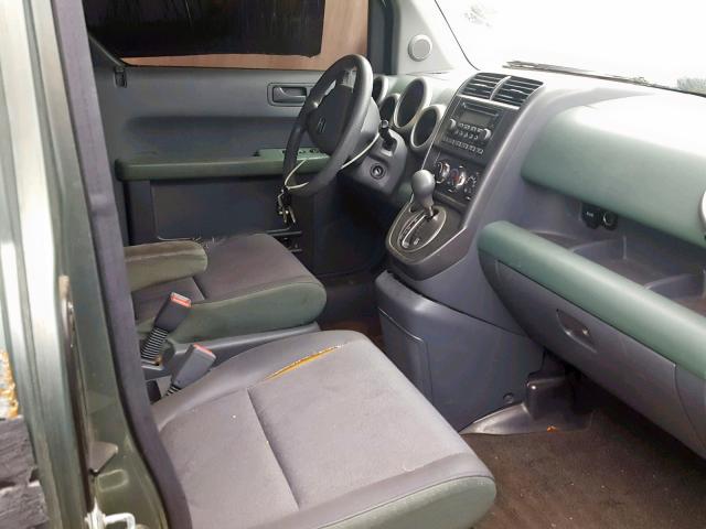 5J6YH28553L000726 - 2003 HONDA ELEMENT EX GREEN photo 5