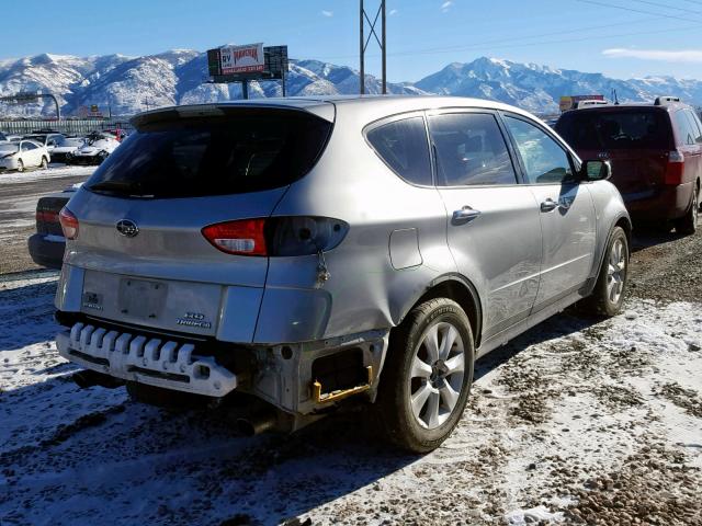 4S4WX85C464408067 - 2006 SUBARU B9 TRIBECA SILVER photo 4