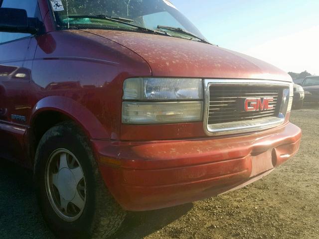 1GKDM19W9WB504437 - 1998 GMC SAFARI XT RED photo 9