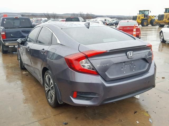 2HGFC1F76HH649368 - 2017 HONDA CIVIC EXL GRAY photo 3