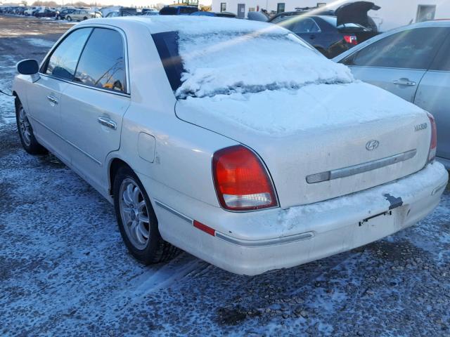 KMHFU45E42A161910 - 2002 HYUNDAI XG 350 WHITE photo 3