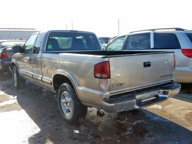 1GCDT19W2Y8204043 - 2000 CHEVROLET S TRUCK S1 GRAY photo 3