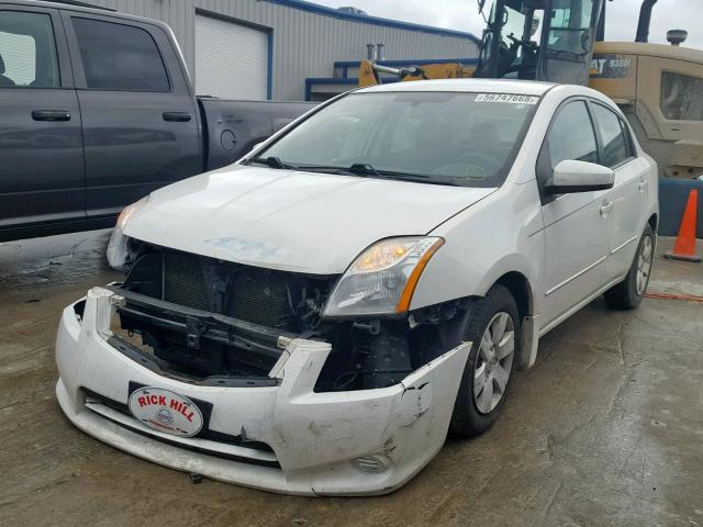 3N1AB6AP5BL664106 - 2011 NISSAN SENTRA 2.0 WHITE photo 2