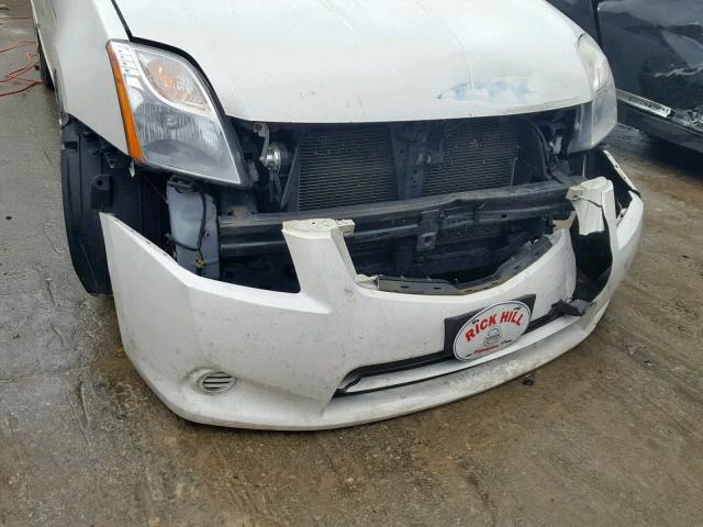 3N1AB6AP5BL664106 - 2011 NISSAN SENTRA 2.0 WHITE photo 9