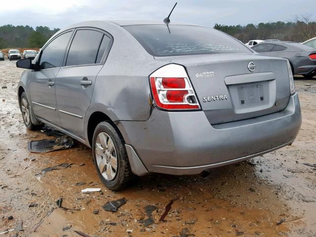 3N1AB61E58L649421 - 2008 NISSAN SENTRA 2.0 SILVER photo 3