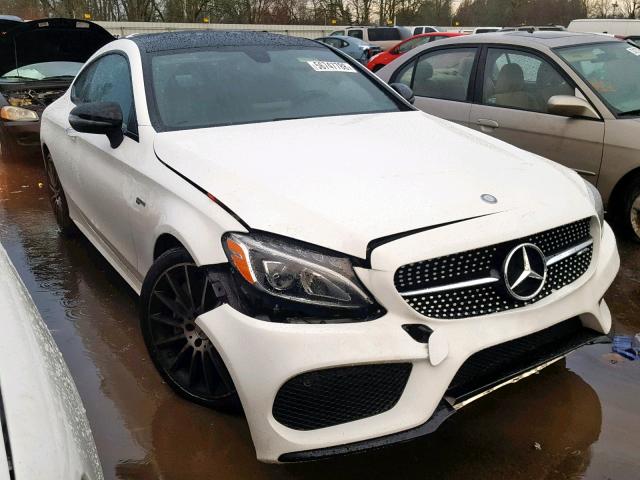 WDDWJ6EB9HF442343 - 2017 MERCEDES-BENZ C 43 4MATI WHITE photo 1