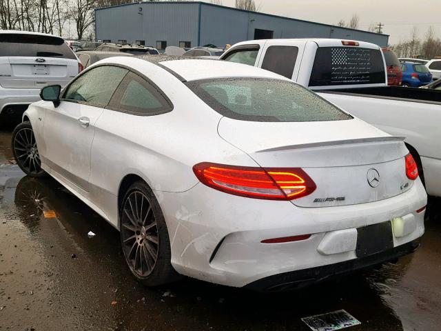 WDDWJ6EB9HF442343 - 2017 MERCEDES-BENZ C 43 4MATI WHITE photo 3