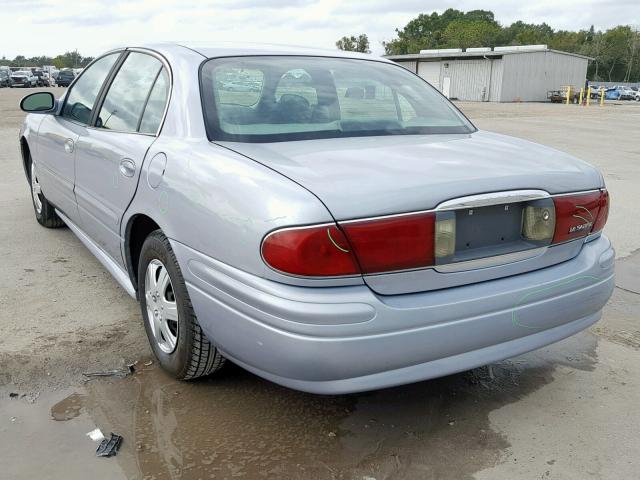 1G4HP52K24U224634 - 2004 BUICK LESABRE CU BLUE photo 3