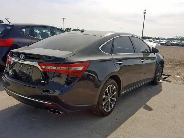4T1BK1EB6GU221362 - 2016 TOYOTA AVALON XLE BLACK photo 4