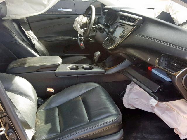 4T1BK1EB6GU221362 - 2016 TOYOTA AVALON XLE BLACK photo 5