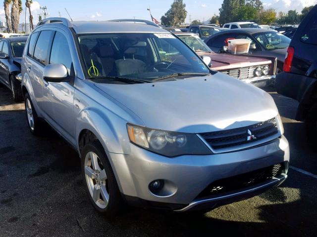 JA4MS41X18Z008981 - 2008 MITSUBISHI OUTLANDER SILVER photo 1