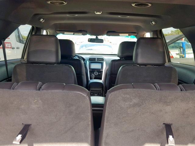 1FM5K7F86DGA65613 - 2013 FORD EXPLORER L CHARCOAL photo 9