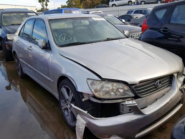 JTHBD192840089943 - 2004 LEXUS IS 300 SILVER photo 1