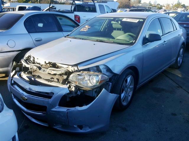 1G1ZA5E18BF163605 - 2011 CHEVROLET MALIBU LS 银色 照片 2