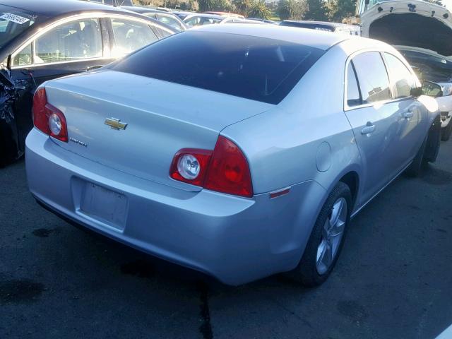 1G1ZA5E18BF163605 - 2011 CHEVROLET MALIBU LS 银色 照片 4
