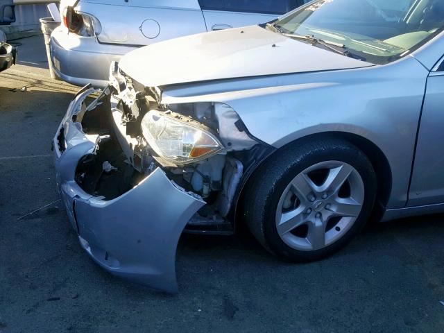1G1ZA5E18BF163605 - 2011 CHEVROLET MALIBU LS 银色 照片 9