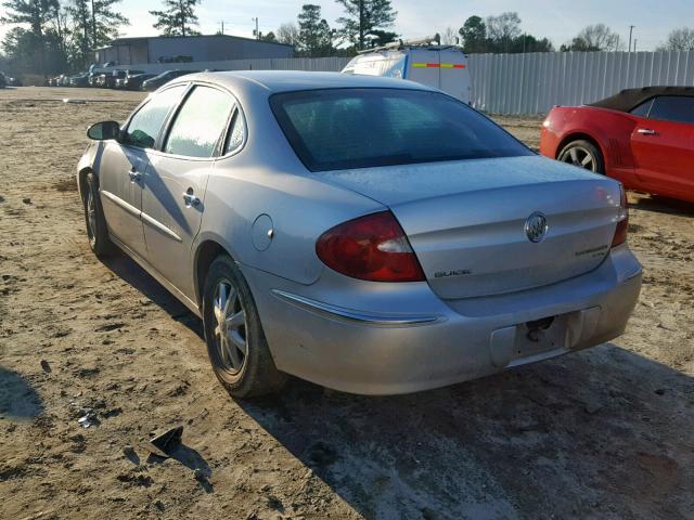 2G4WD532X51327909 - 2005 BUICK LACROSSE C SILVER photo 3