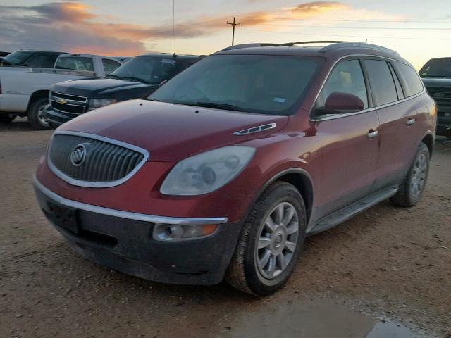 5GAKRCED6CJ129713 - 2012 BUICK ENCLAVE RED photo 2