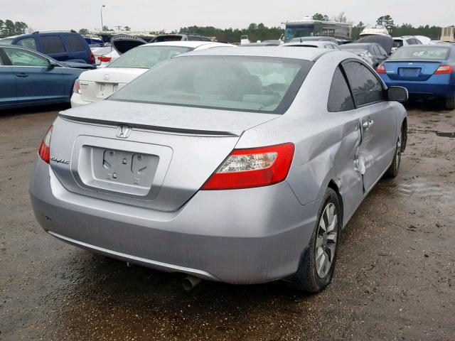 2HGFG12909H538358 - 2009 HONDA CIVIC EXL SILVER photo 4