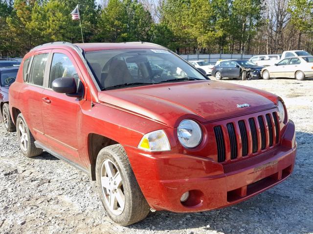 1J4NF4FB6AD611644 - 2010 JEEP COMPASS SP RED photo 1