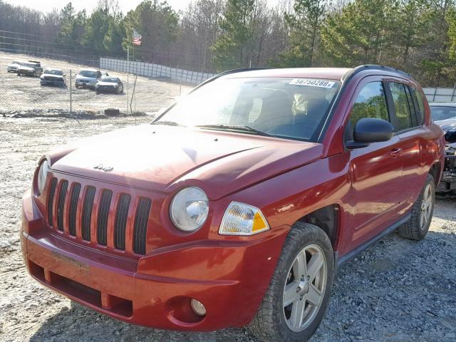 1J4NF4FB6AD611644 - 2010 JEEP COMPASS SP RED photo 2